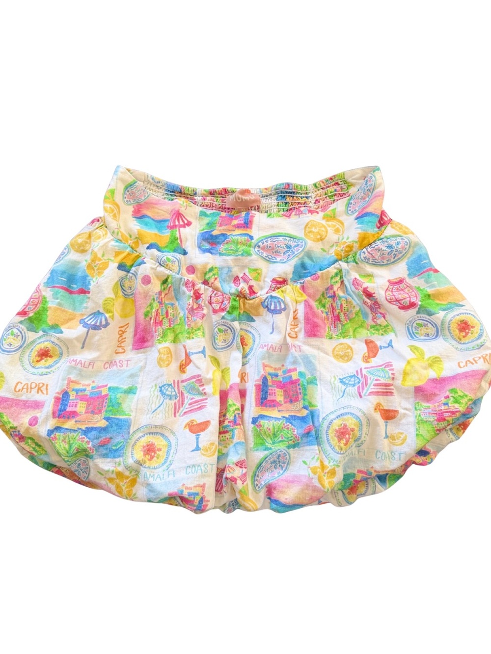 European Graphic Print Celeste Bubble Mini- Show me your Mumu XL